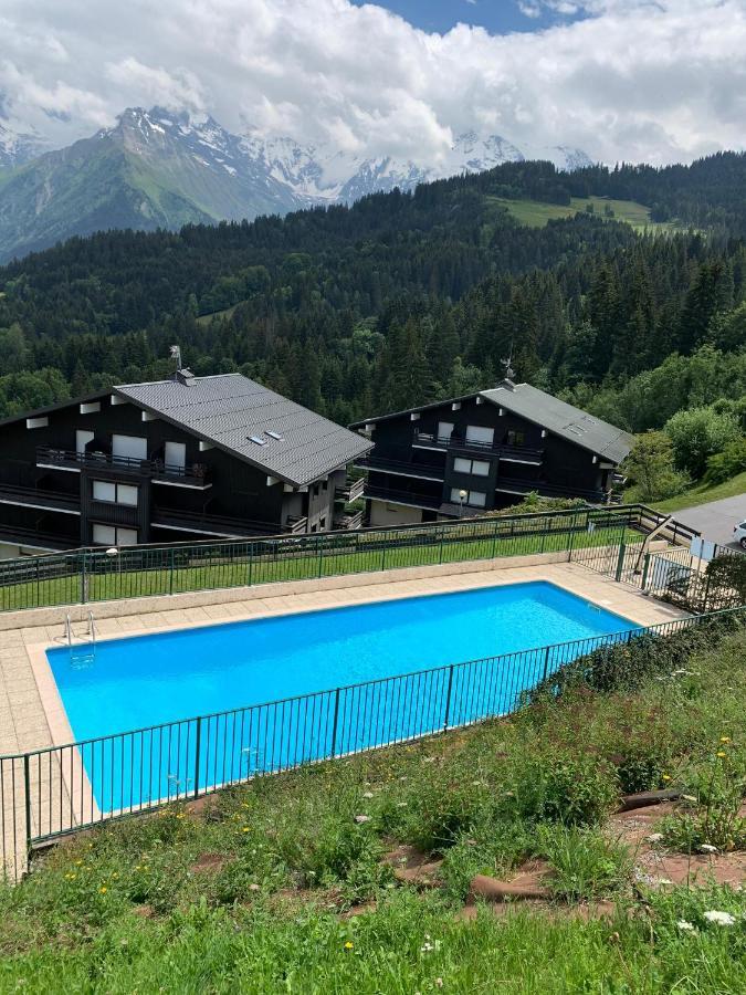 Studio Turquoise Quartier Grattague Vue Montblanc แซ็งต์-แฌร์เวส์-เลส์-แบ็งส์ ภายนอก รูปภาพ
